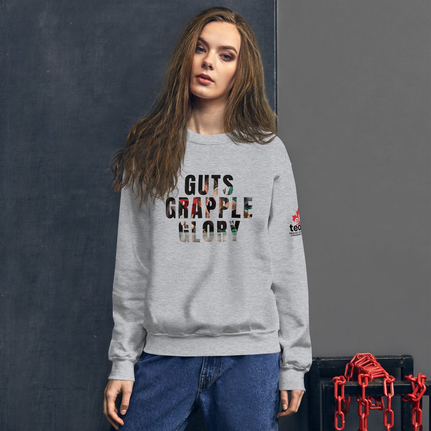 Guts Grapple Glory Wrestling Crewneck