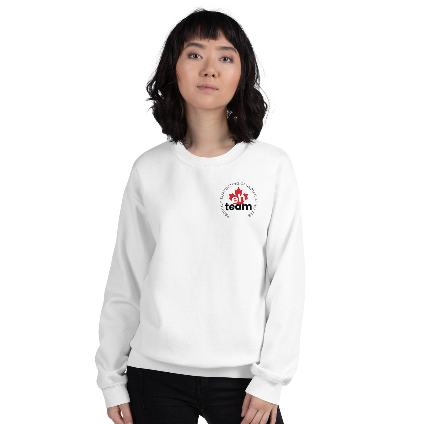 Proudly Supporting Canadian Athletes Crewneck